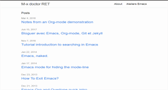 Desktop Screenshot of emacs-doctor.com