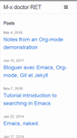 Mobile Screenshot of emacs-doctor.com